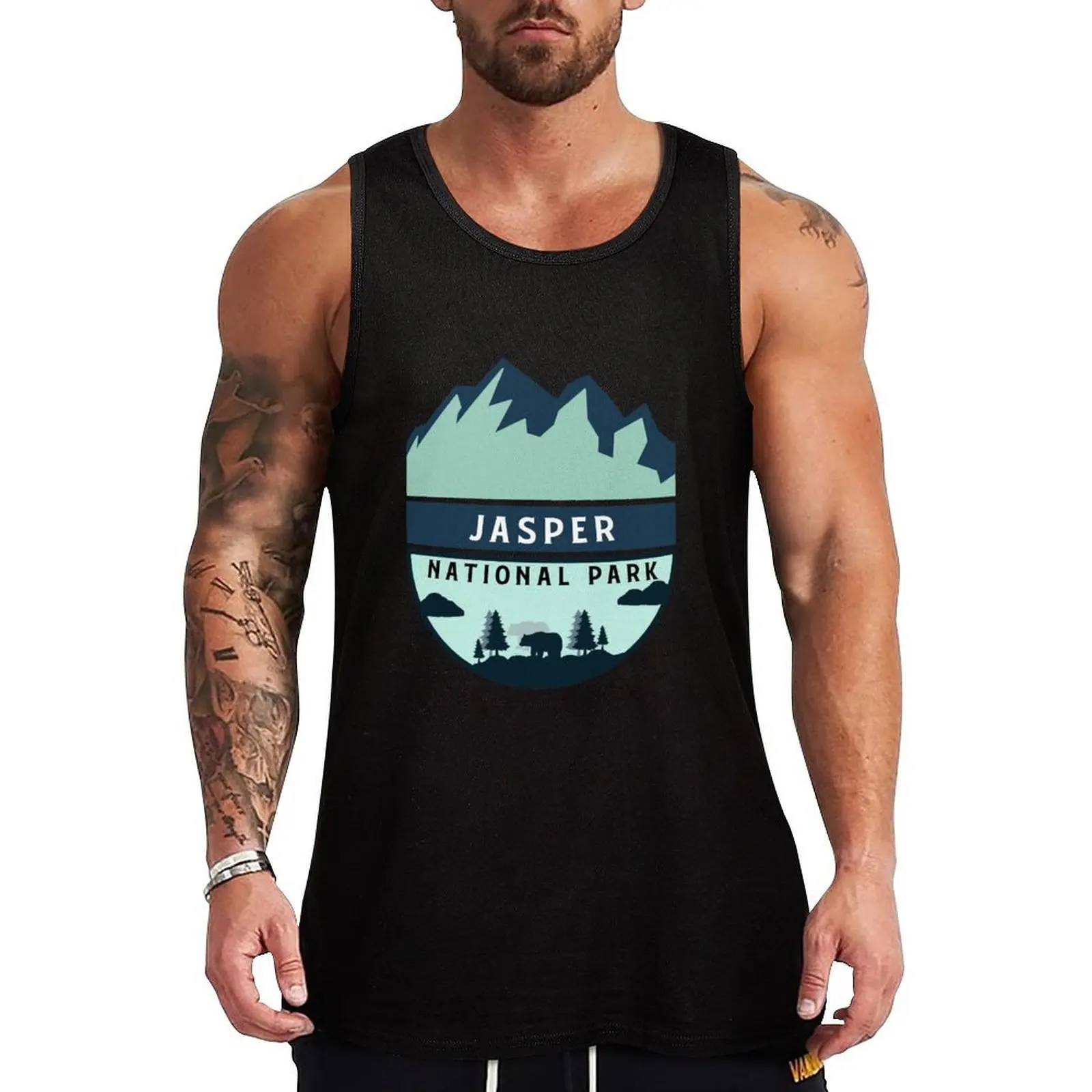 Jasper national park Tank Top Solid Color Tank Top Regular Fit Comfort Undershirt