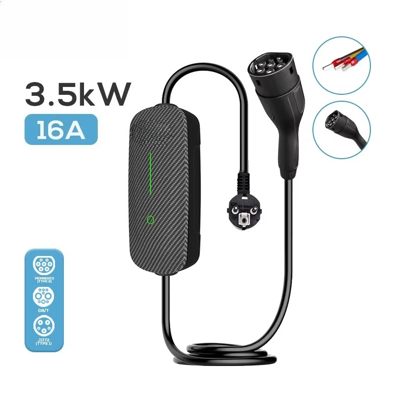 

Manufacturer's Home Smart For BYD Portable On-Board Charger New Energy Vehicle Charging Pile 3.5kw European Standard 7kw Output