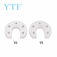 V5/V6 Horseshoe Block For Reprap Kossel E3D Hotend Aluminum Block V5 V6 Alloy Groove Mount 3D Printer