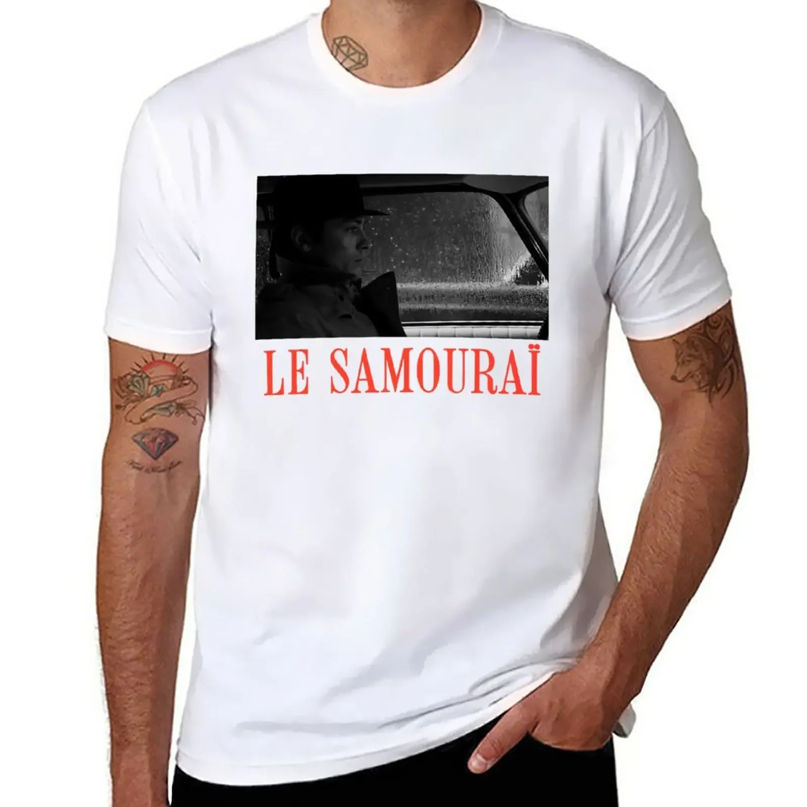 Le Samourai - T-Shirt anime clothes tees mens plain t shirts