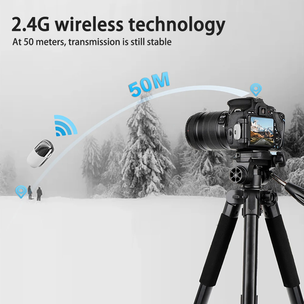 Professional Wireless Lavalier Microphone For iPhone Android PC Live Broadcast Gaming Audio Video Recording Mini Mic