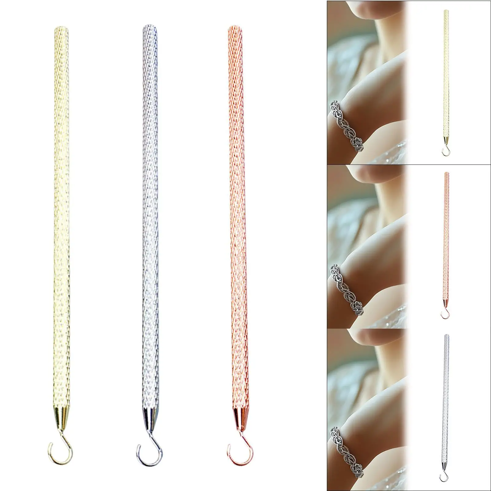 

Bracelet Helper with Hook to Put on Yourself Easy to Use Quick Release Fastening