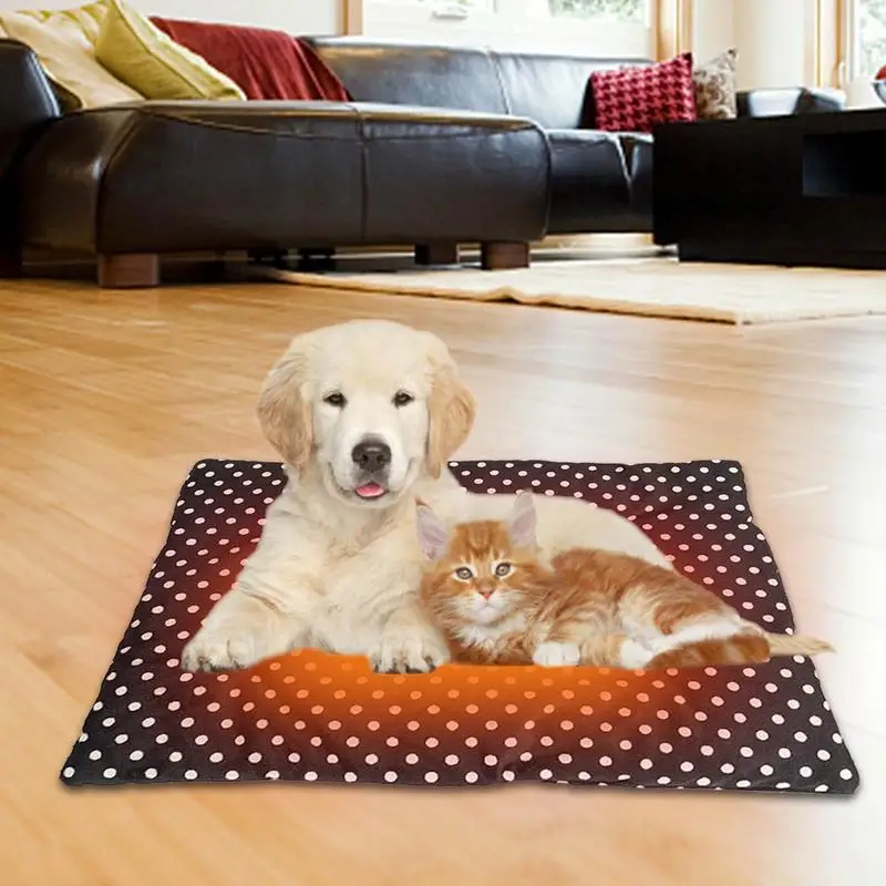 Pet USB Heating Pad Cat Electric Heating Pad Pet Electric Heating Blanket Heated Mat for Dogs Indoor Warming Mat pet supplies