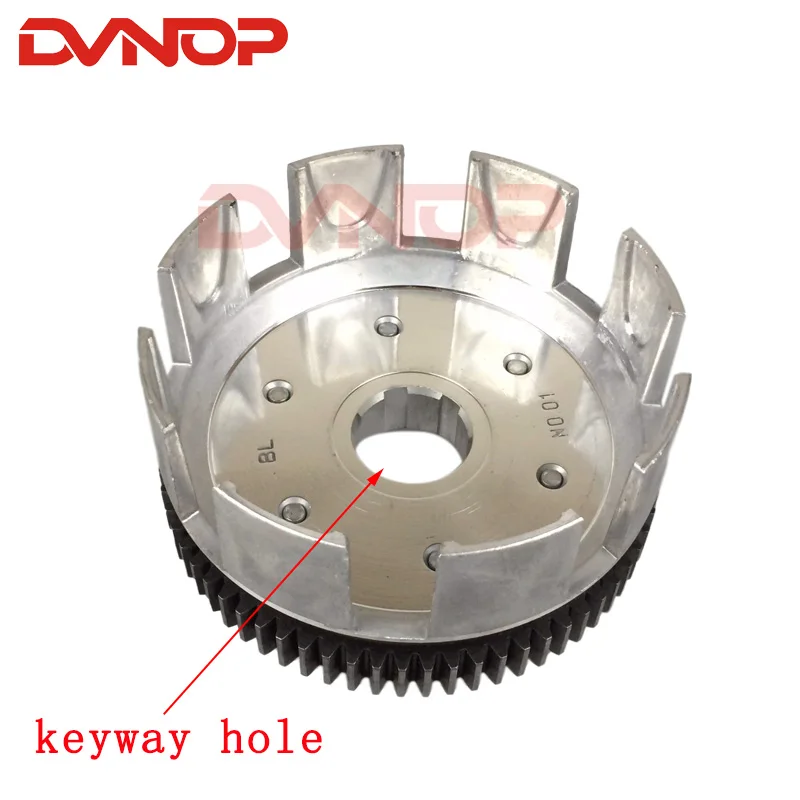 Motorcycle Clutch Friction DIsc Center Outer Clutch Assy for Honda CBT125 CB125T CBT150 CM125 CM150 244FMI 247FMJ