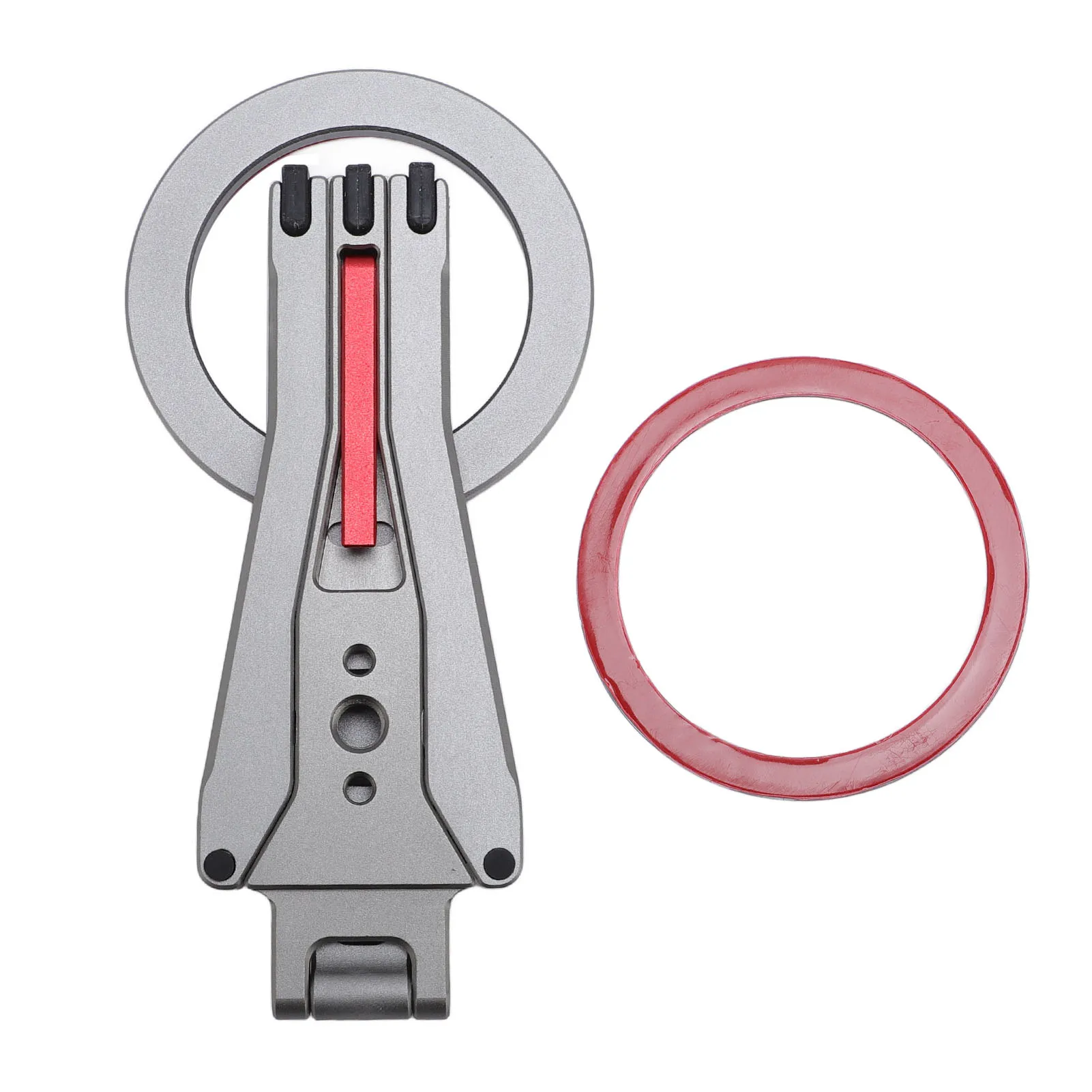 Foldable Phone Tripod Unique Hook Design Magnetic Phone Stand 1/4 inch Thread Hole for Video Recording for 12 13 14 15 Series