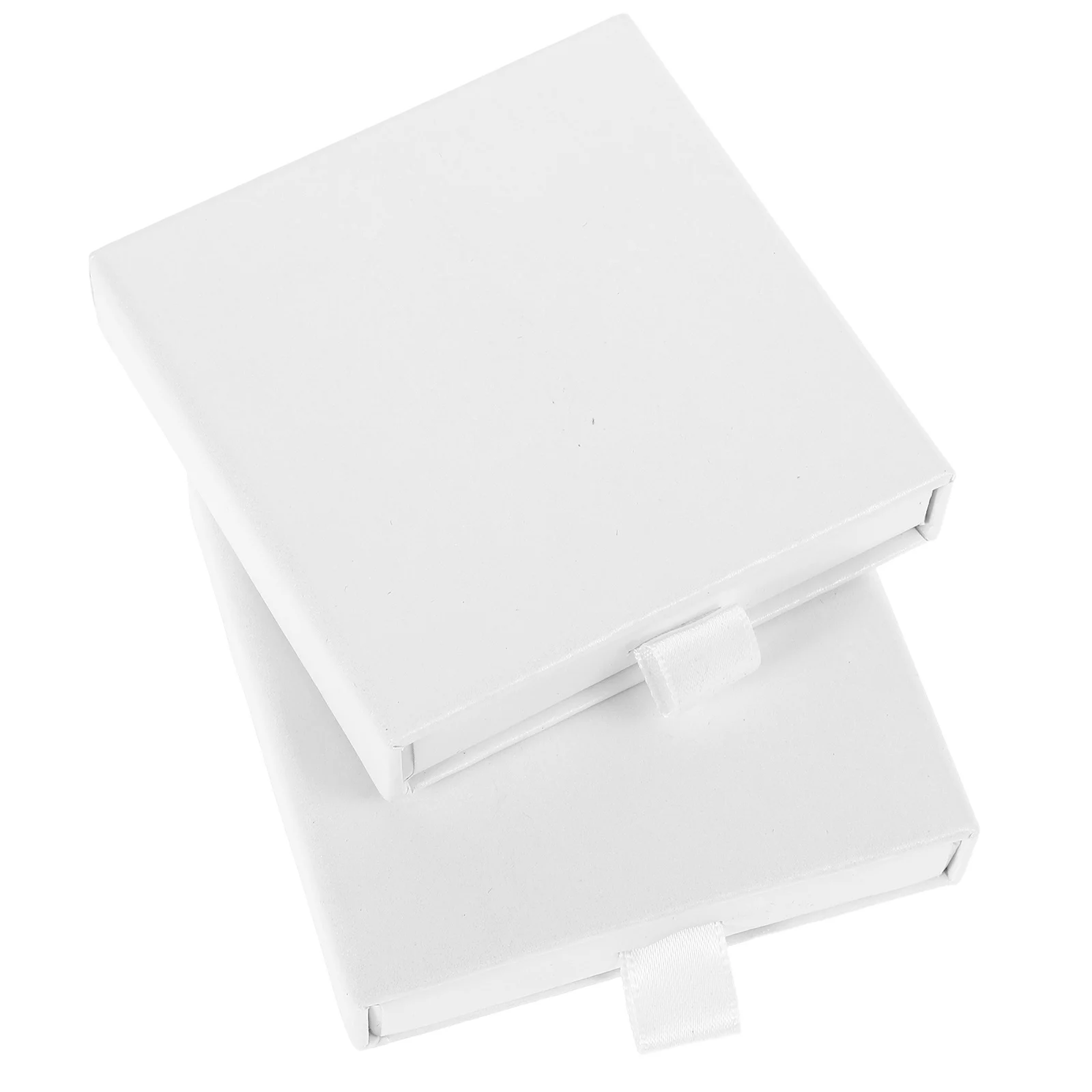 

2 шт., подарочная коробка для ювелирных изделий, элегантная прочная коробка для хранения серег, ожерелий, колец, браслетов, деловая упаковка для дня рождения и праздника