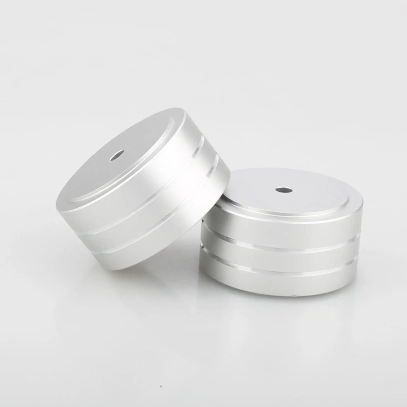 Hifi Amplifier Isolation Feet Pad Aluminum Alloy Audio Stand Spike Cushion Floor Protector for Universal Speakers