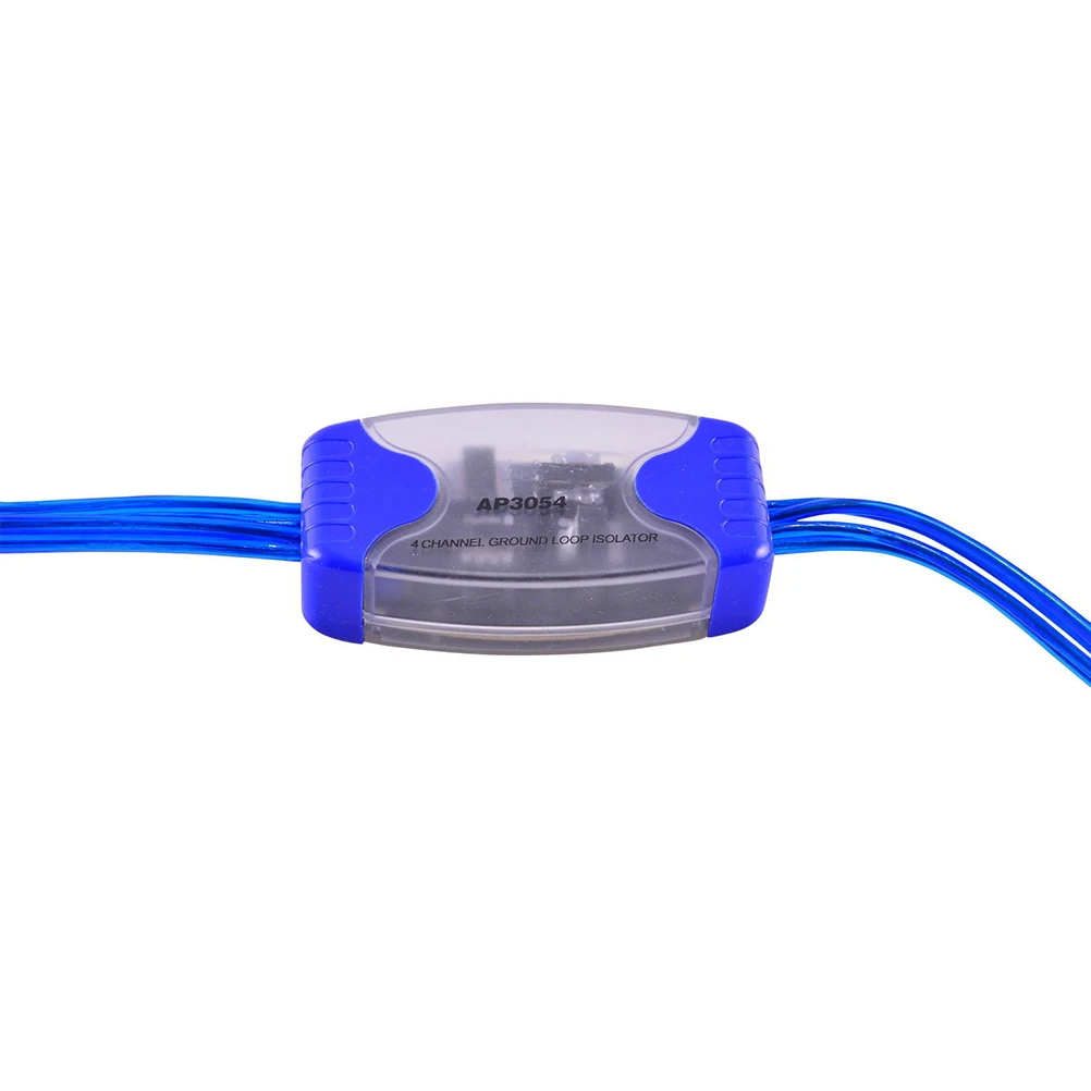 

Audio Filter Noise Remover Ground Loop Isolator 4 Channel Sound Isolation Gold-Plated Connector Noise Filter for Stereo