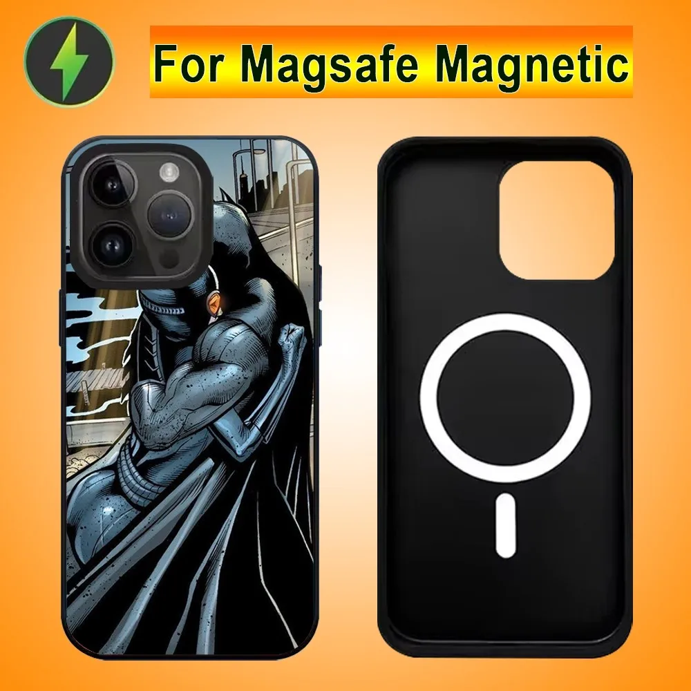 Magsafe Capa de Carregamento Sem Fio, Catwoman Phone Case para iPhone 15, 14, 13 Pro Max, 11, 12 Mini, Alex Espelho