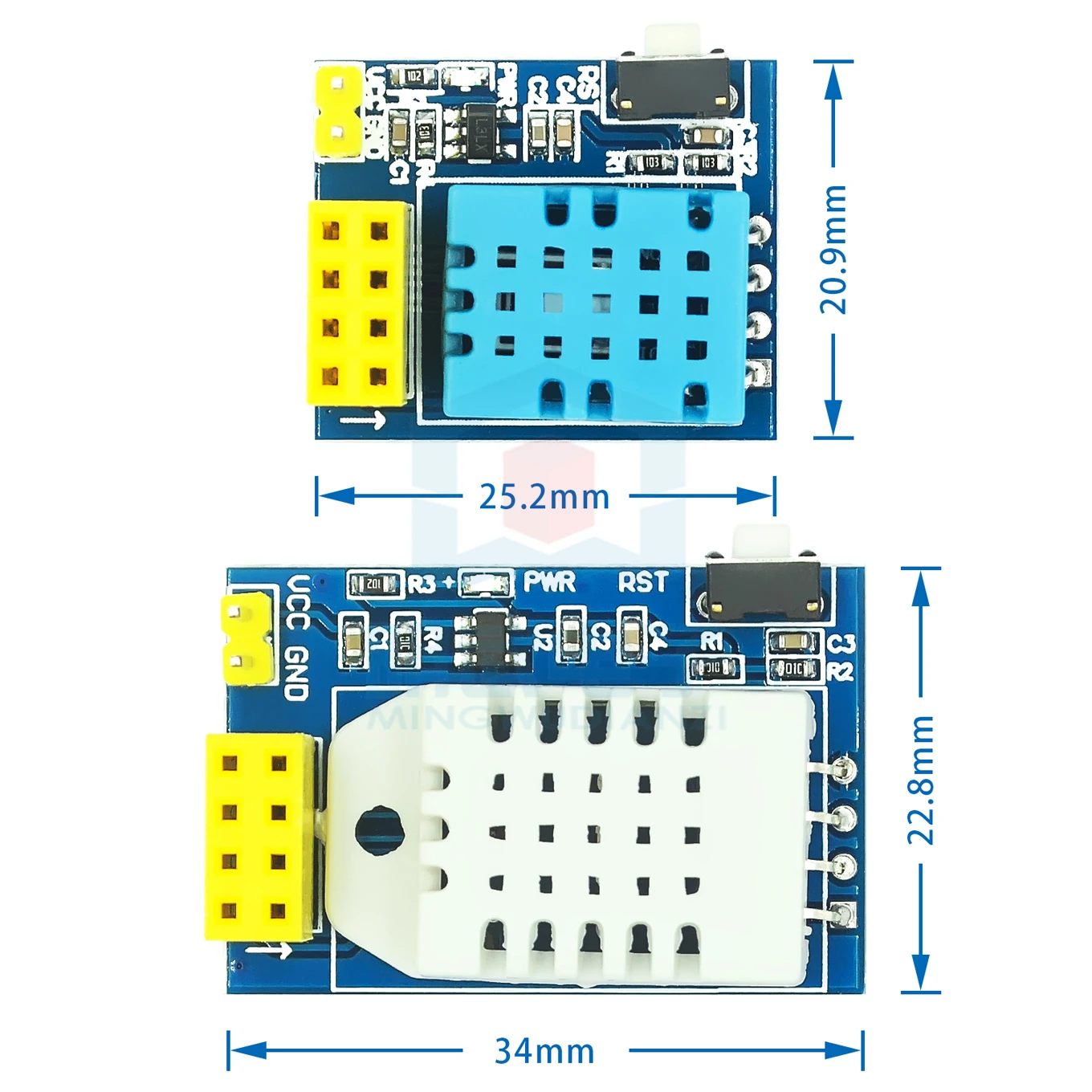 ESP8266 ESP-01 ESP-01S DHT11/AM2302 DHT22 Temperature and Humidity WiFi Node Module