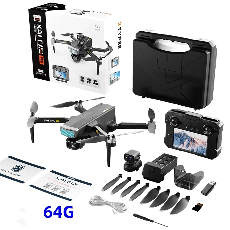 

GPS Drone 8K Professional 3-axis PTZ 5.6 Large Screen Control 360° Laser Obstacle Avoidance Brushless FPV RC Dron