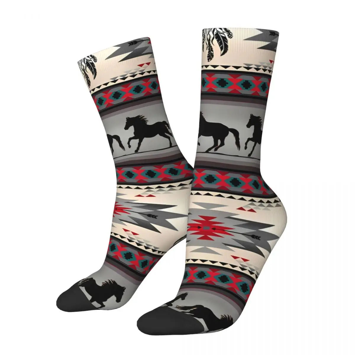 Classic Design Horse The Pretty Horses Socks Male Mens Women Winter Stockings Printed