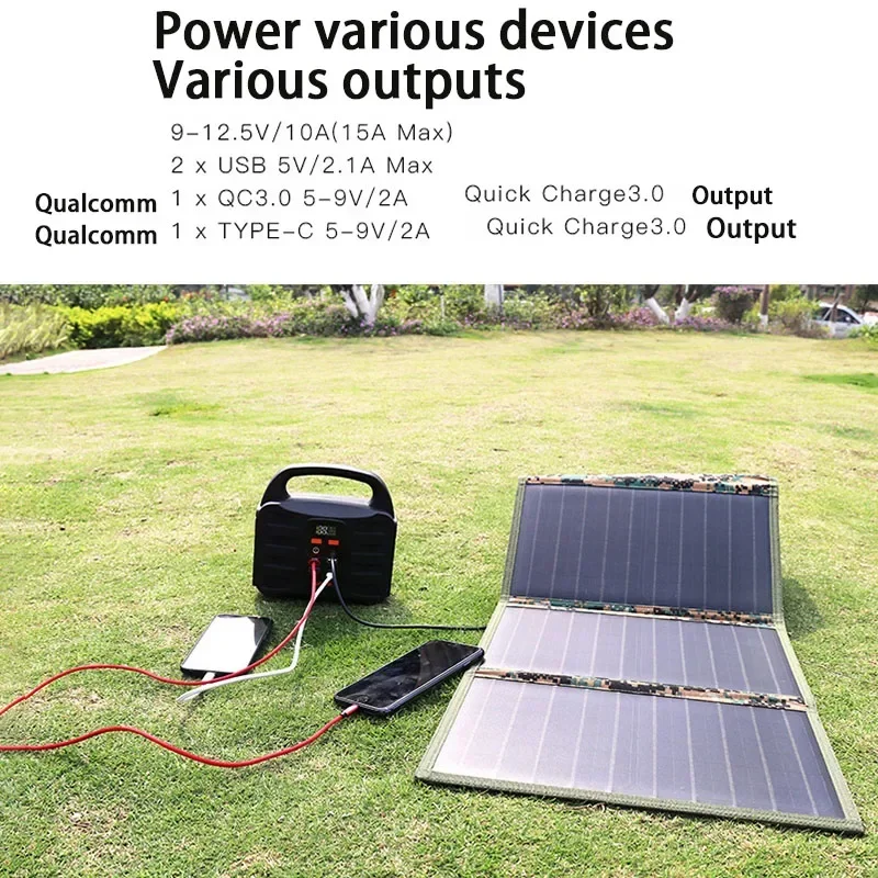 150W Portable Emergency Pwer Station 42000mAh Outdoor Camping Power Bank Power Supply Inverter Generator Battery Charger