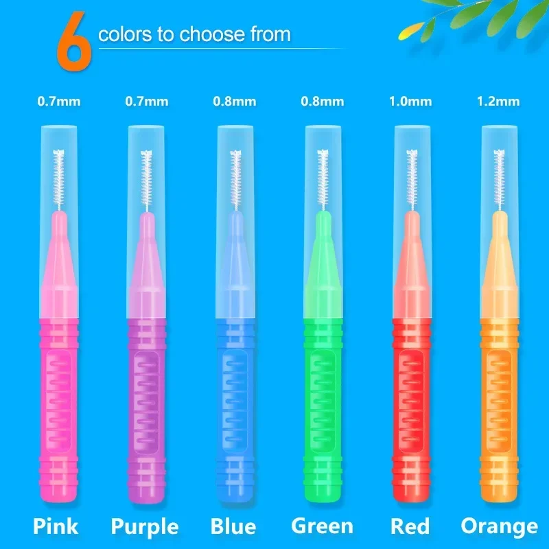 Bendable Head Interdental Cleaner Adjustable Angle Reach Rear Molars Thorough Oral Stain Debris Removal Tool
