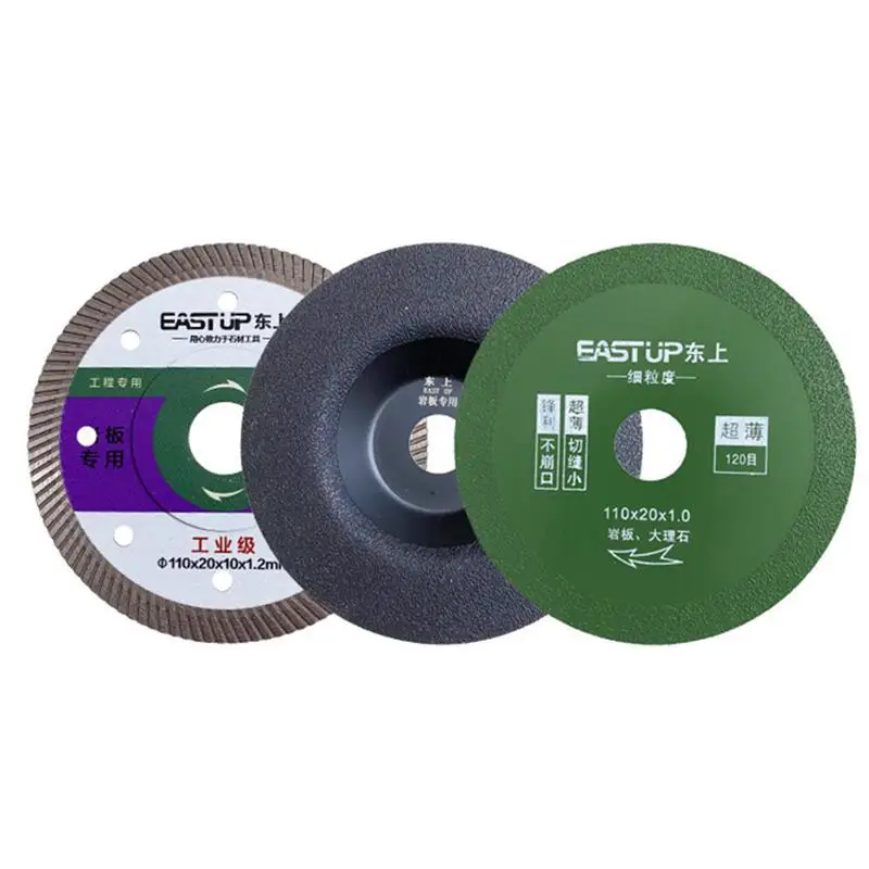 

100/110mm Thin Diamond Saw Blade Cutting Disc for Cutting Porcelain Tiles Granite Marble Ceramics Convex Grinding Cup Wheel