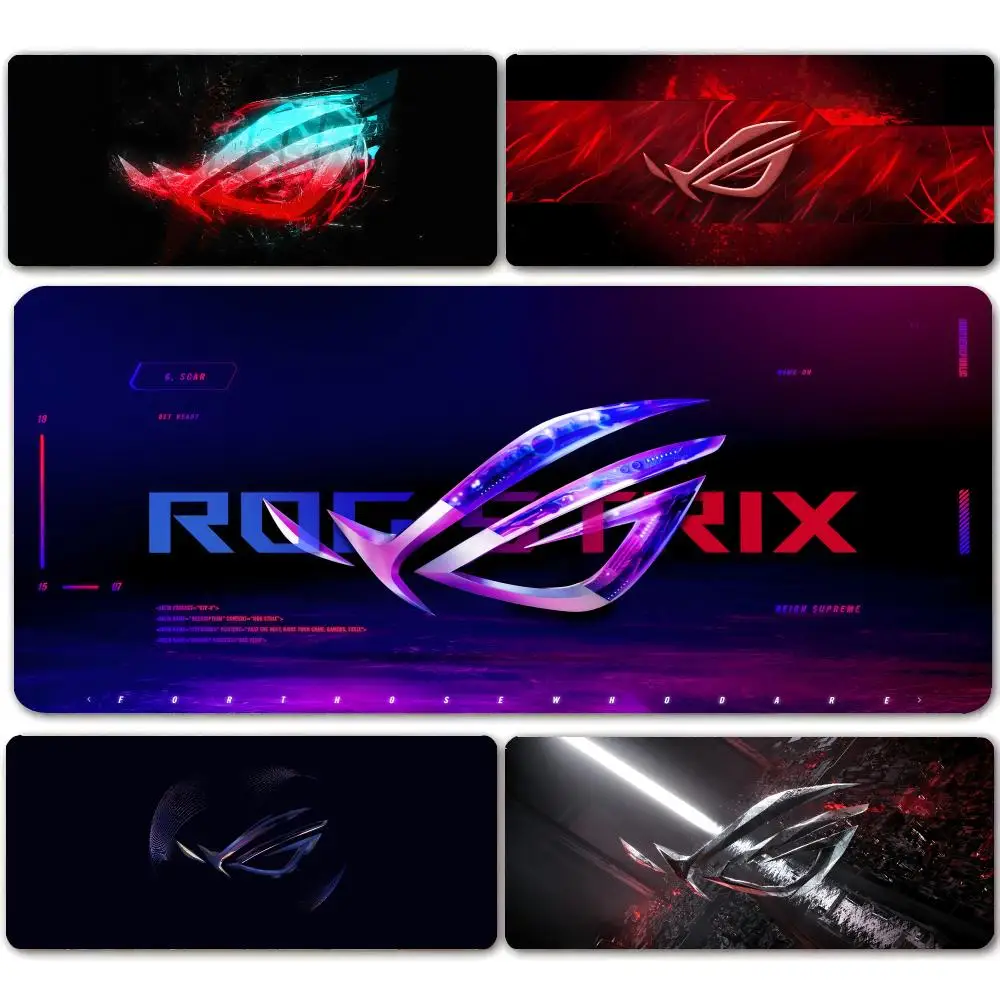 Logo A-ASUS R-ROG Mouse Pad Mousepad Large Gaming Mouse Pad LockEdge Thickened Computer Keyboard Table Desk Mat