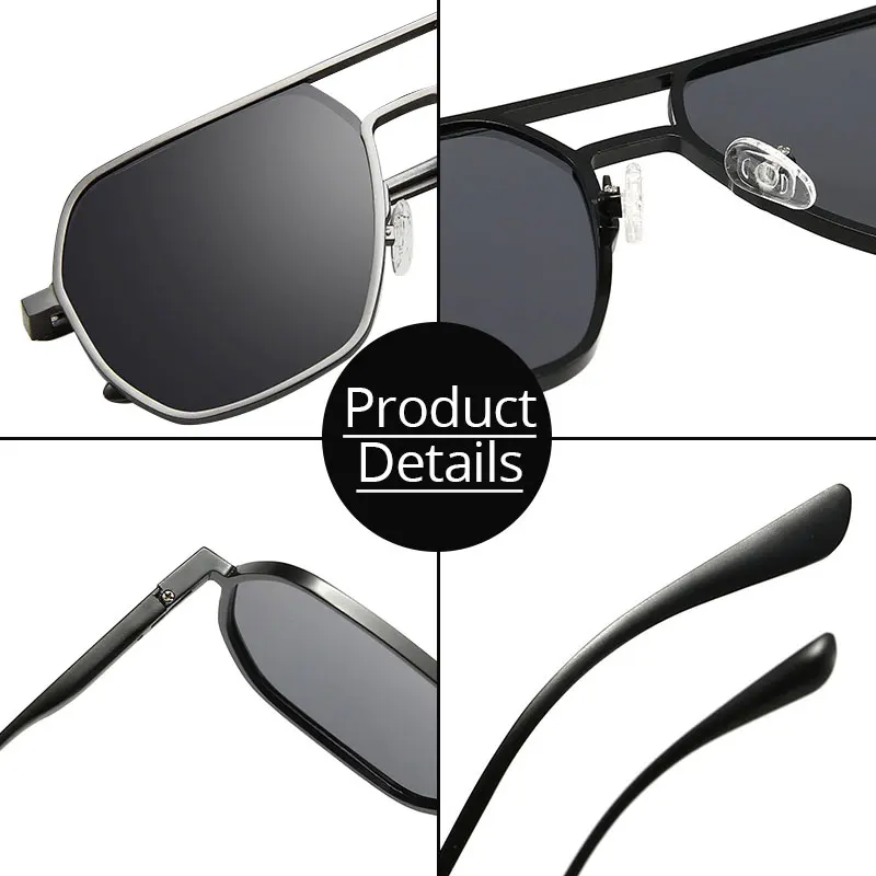 Photochromic Polarized Sunglasses Men Women For Driving Sun Glasses Yellow Lens Aluminum magnesium Polarising Glasses