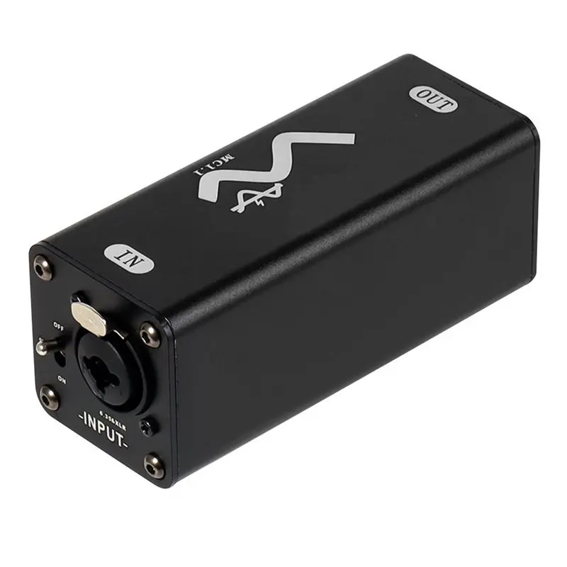 

BNVN-Изолятор аудиосигнала - фильтр для подавления шумов микрофона 48В, совместимый с микшерами и звуковыми картами