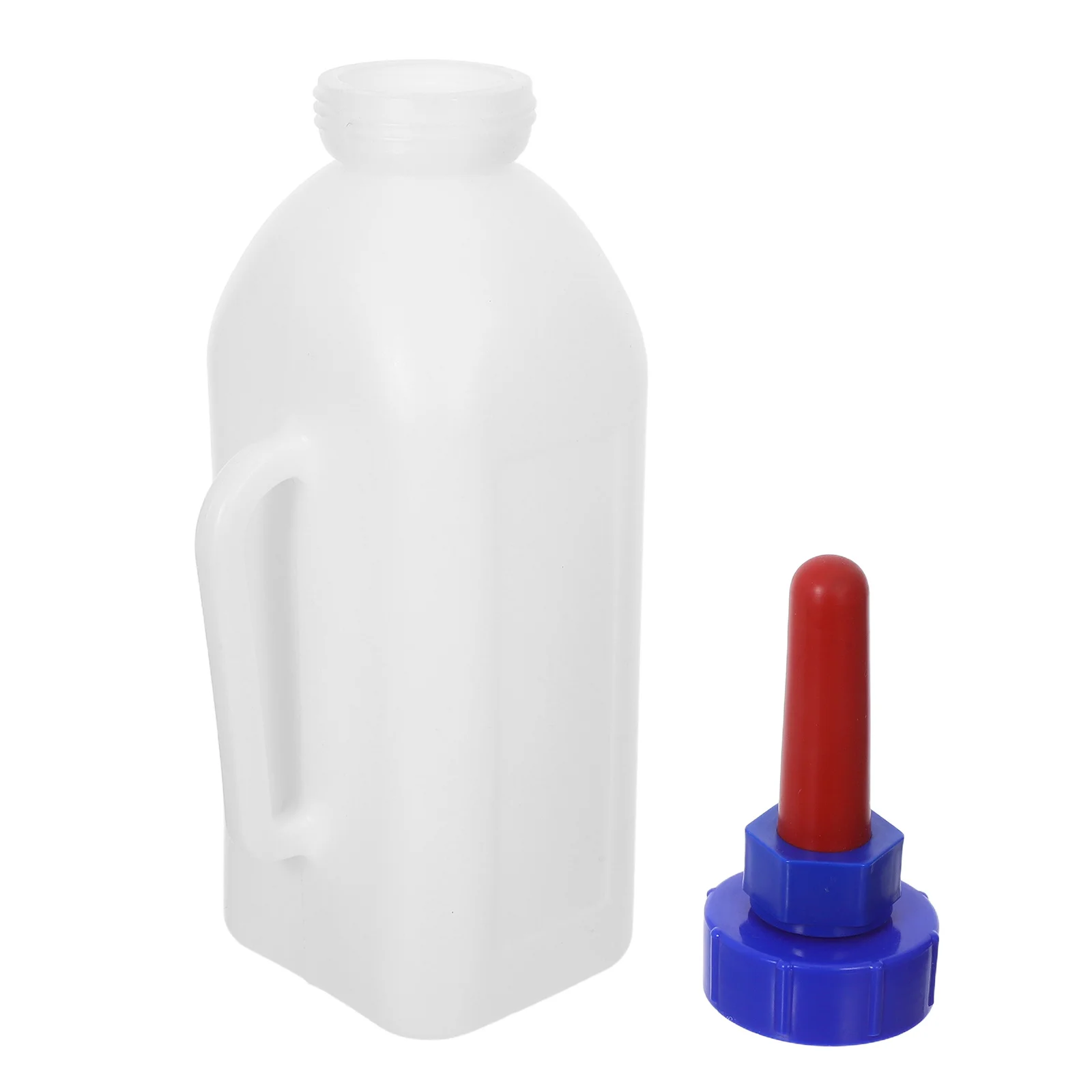 

Animal Feeding Bottle Durable Thickened Silicone Nipple Ergonomic Handle 2L Lamb Goat Puppy Milk Drinking Bottle Feeder