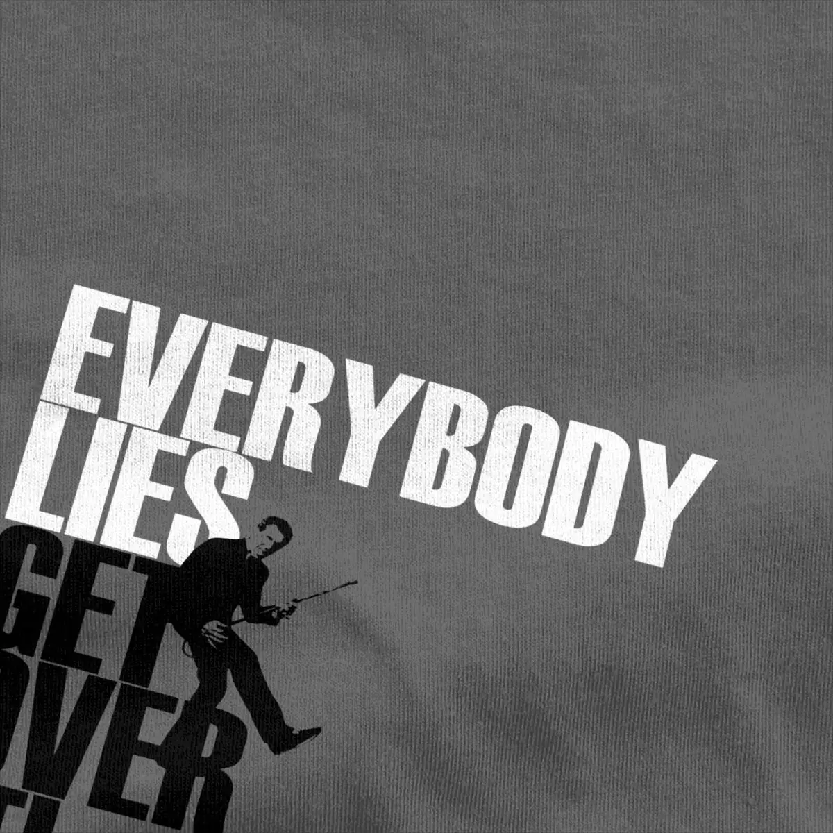 Men Women\'s Everybody Lies T Shirt Gregory House MD Cotton Tops Fashion Short Sleeve Crew Neck Tee Shirt Summer T-Shirt