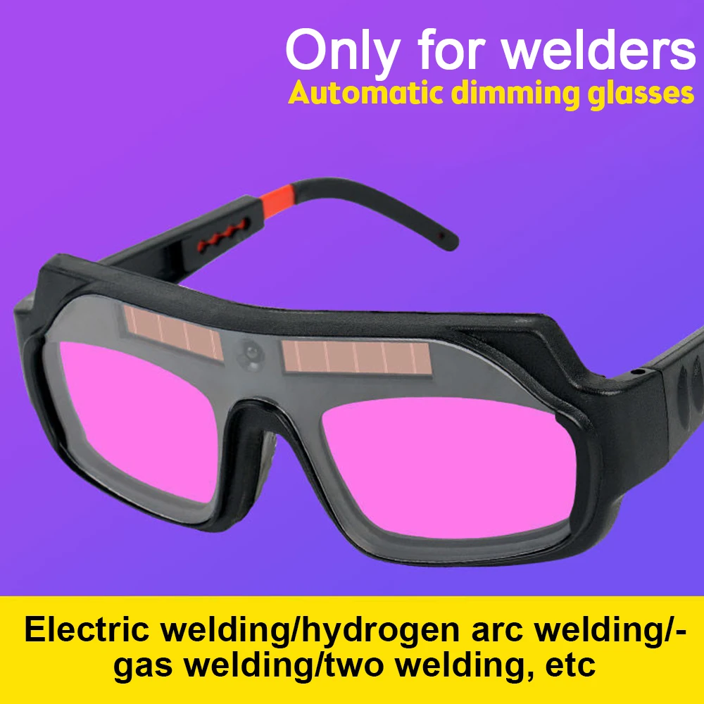 [New] Automatic Dimming Electric Welding Glasses Welder Burning Goggles Eye Mask To Protect Eye Glasses Against Strong Light