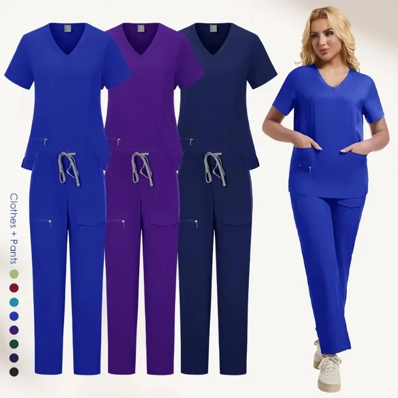 

Women's Beauty and Spa Uniforms, Pet Clinic Stores, Veterinary and Dental Workwear Sets, High-quality Unisex Medical Uniforms