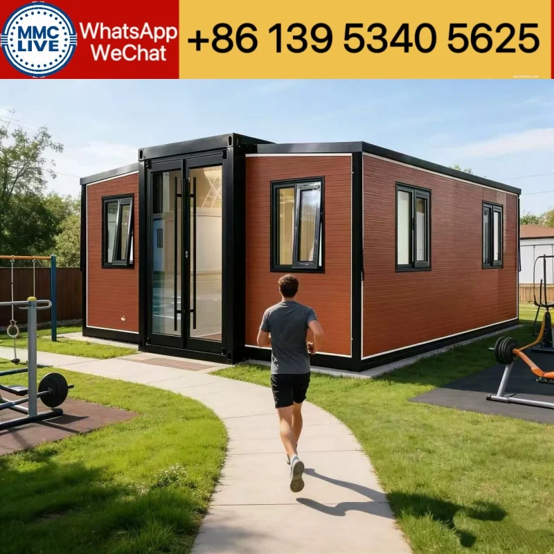 

​​CE certified 10-foot collapsible custom container house, 2-3 bedrooms, fast delivery, equipped with kitchen and shower.