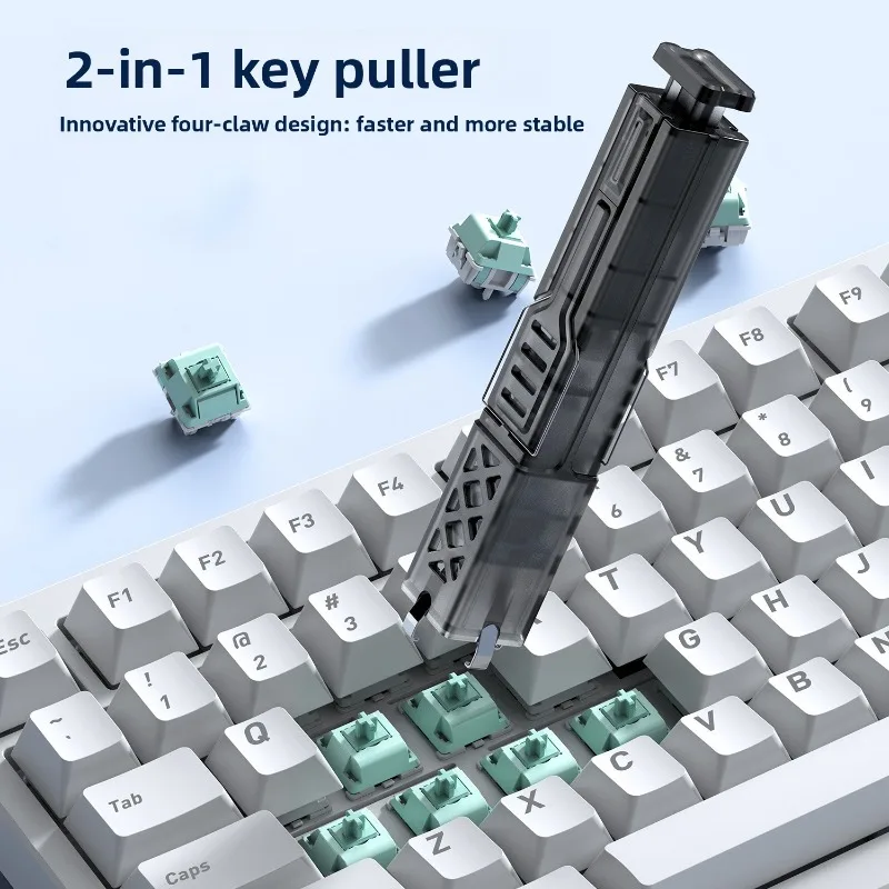 Universal Keycap Shaft Remover Button Extractor Keyboards Accessories Kit 2 in 1 Keyboard Keycaps Switch Puller Opener