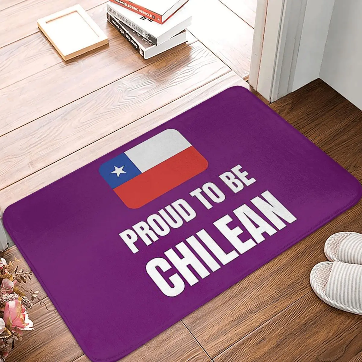 Chilean Flag Proud To Be Chilean Non-slip Doormat Floor Mat Carpet Rug for Kitchen Entrance Bathroom Living room Footpad Mats