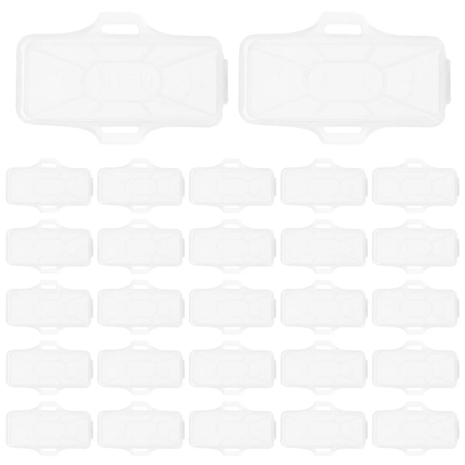 100Pcs Cable Label Name Case Plastic Identification Box Protective Holder for Wire Tags Electrical Wire Label Storage - view 2
