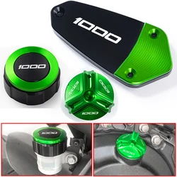 Para Kawasaki Z1000 Z1000R Z 1000 2011-2024 motocicleta freno delantero y trasero tapa de tanque de líquido protección y puerto de llenado Accesorios