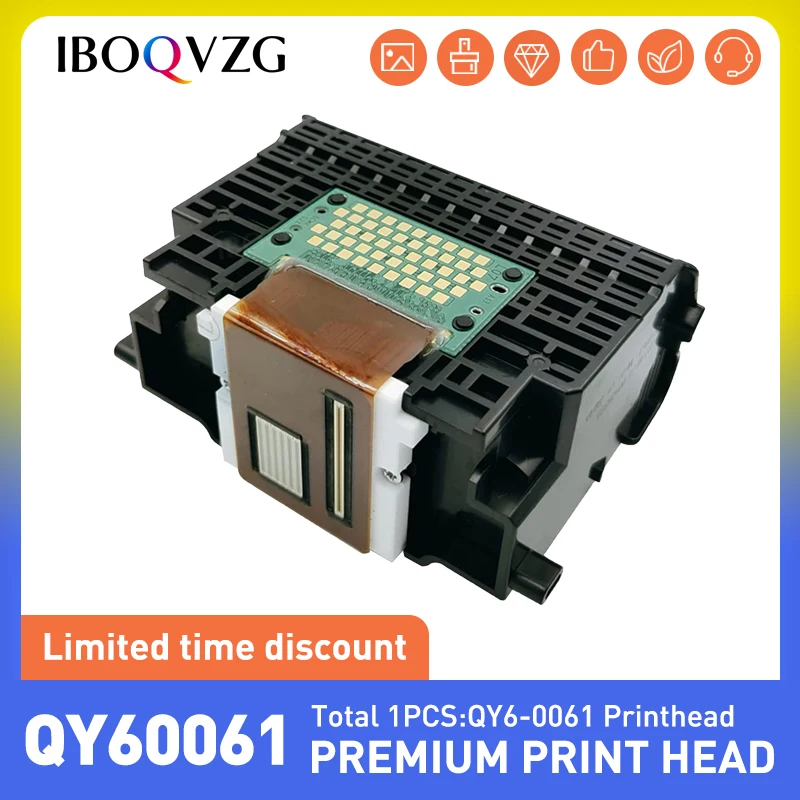 

IBOQVZG QY6-0061 QY6-0061-000 Printhead Print Head For Canon MP600 MP600R MP800 MP800R MP830 iP4300 iP5200 iP5200R Printer Head