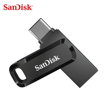 SanDisk SDDDC3 유형 C USB 플래시 드라이브 32GB 64GB 펜 드라이브 스마트 폰 Pendrive 스토리지 용 128GB 256GB 울트라 듀얼 OTG USB 스틱