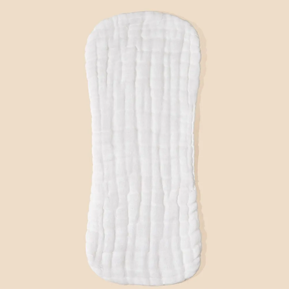 

5 шт. моющихся подгузников из чистого хлопка для новорожденных, мягкие, дышащие, многоразовые тканевые подгузники-вкладыши, сухие салфетки для младенцев