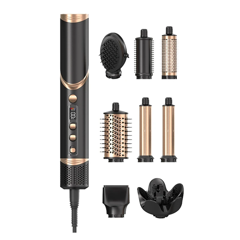 

Folding Hair Dryer Negative Ion Home Hot Air Comb Set Wind Salon Hair Styler Tool Professional Hair Dryer EU Plug