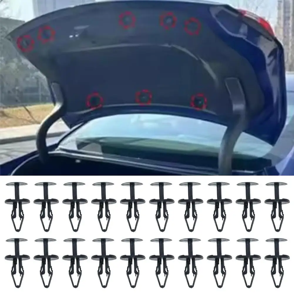 

Automotive Fastener Rivet Clips Body Bumper Door Clip Mounting Plastic for Ford Bumper Clips Auto Repair Fastener Parts S7V5