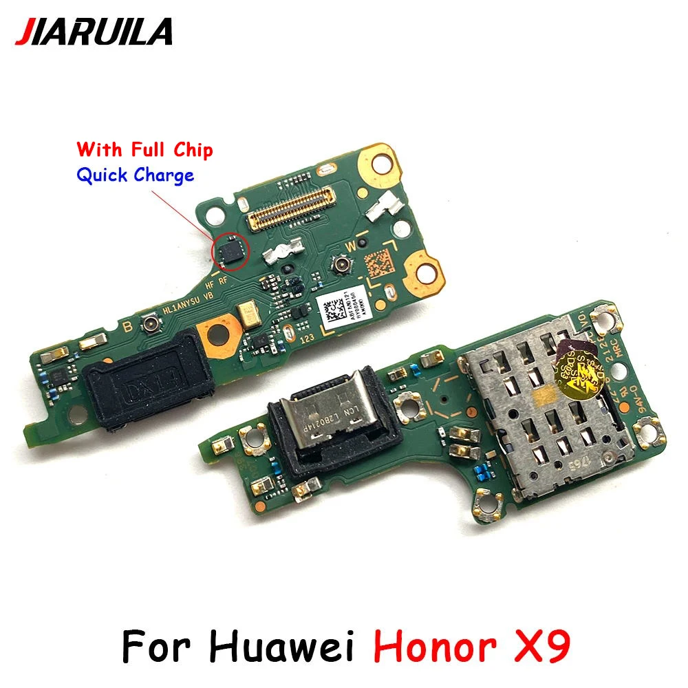NEW Tested USB Charger Charging Port Dock Connector Microphone Board Flex Cable For Huawei Honor 50 60 Pro Se 70 5G X7 X8 X9