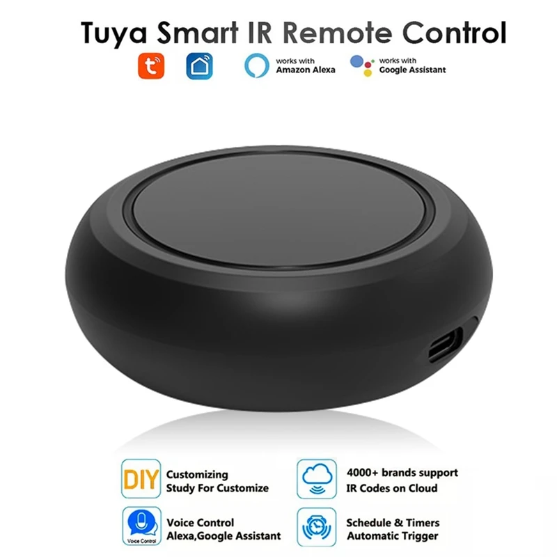 

【Must-Haves】Tuya IR Smart Remote Control Universal App Voice Control For Air Conditioner Television Support Infrared And Wifi De