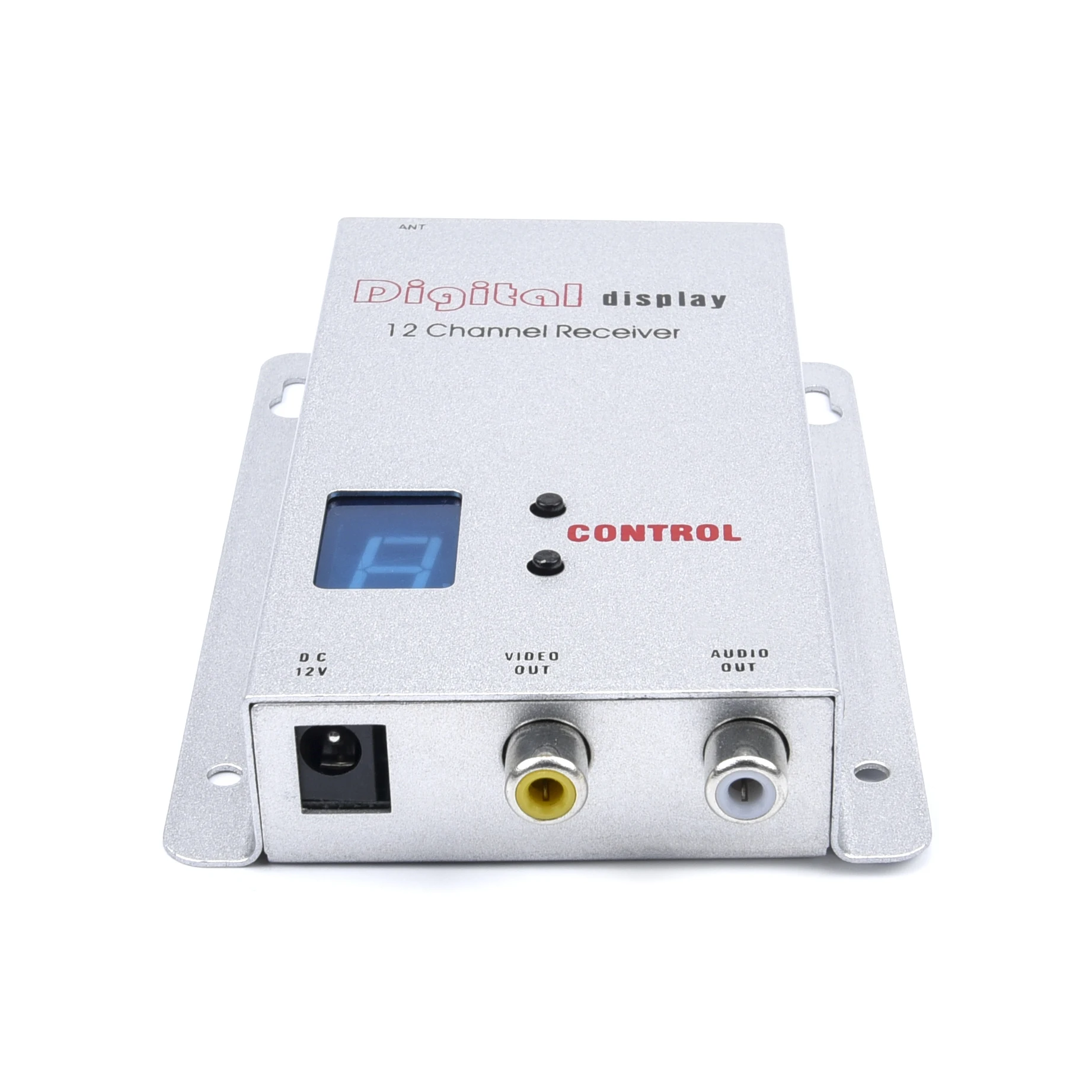 Display digital FPV 1.2GHZ 1.2G 1500mW 8CH Tranmsissor de áudio e vídeo sem fio e kit receptor de 12 canais para drone RC