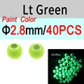 2.8mm Verde Claro 40 piezas