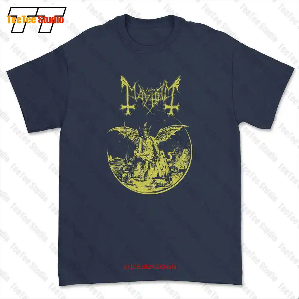 Mayhem Daemon Gold Merchandise True Norwegian T-shirt Tee 7V62