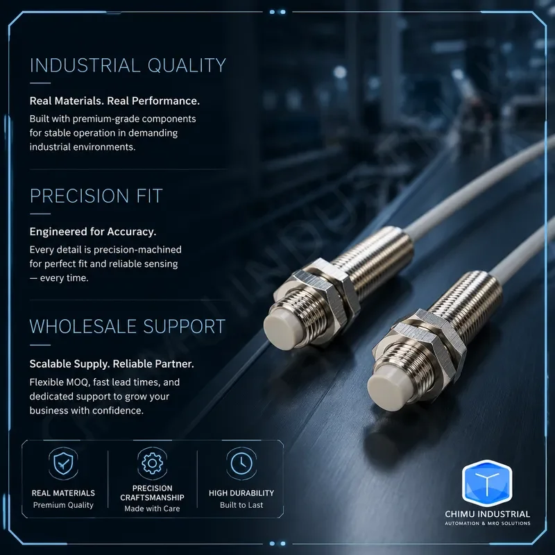 【CHIMU INDUSTRIAL】 for SZ-M8-4DN M8 Inductive Proximity Switch Sensor NPN NO Metal Detection Long Distance Counter