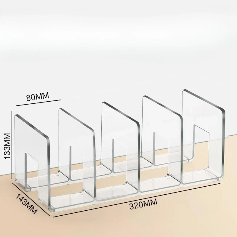 حار 1 قطعة منظم أحذية الأطفال الاكريليك ، 4 مقصورات رف الأحذية الشفاف ، رف تخزين أحذية الطفل ، لأنواع الغرف المختلفة