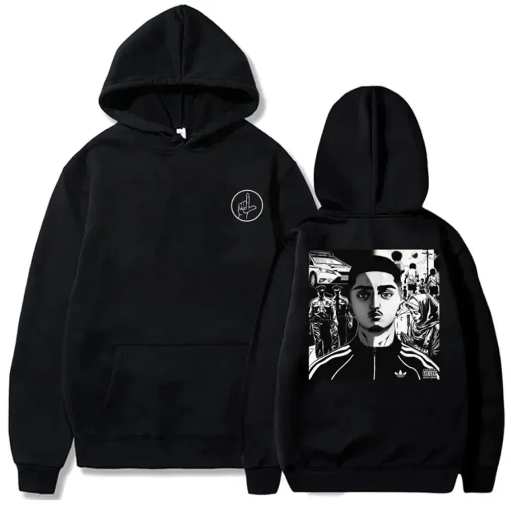 MDLR-男性と女性の長袖パーカー、フード付きプルオーバー、ミュージックラッパー、ヒップホップジョガー、歌手スウェットシャツ、トップス、秋、冬