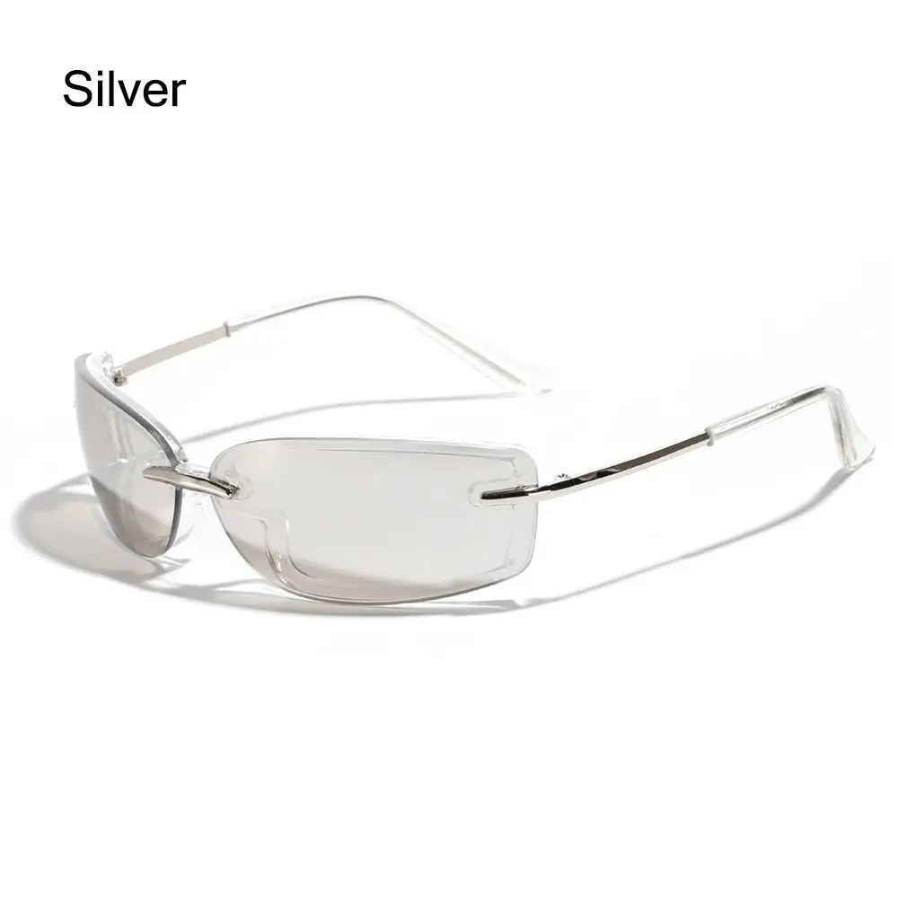 

Eyewear Colorful Y2K Sunglasses 2000'S Punk Sunglasses Wrap Around Streetwear