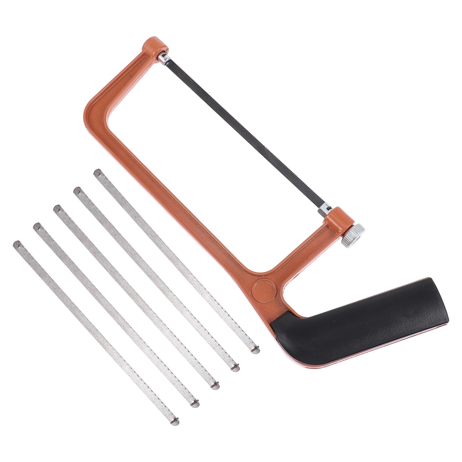 

Mini Hacksaw Sturdy Handsaw for Kids High Carbon Tool Steel DIY Woodworking Tools Creative Design Easy Use Replaceable Blades