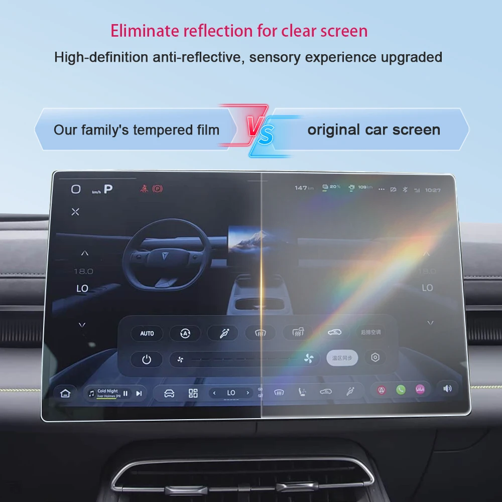 Für Deepal S07 2024 2025 2026 Auto-Mittelkonsole GPS LCD-Bildschirm Schutzfolie Gehärtetes Glas Kratzfest Nachrüstung – Detail 1