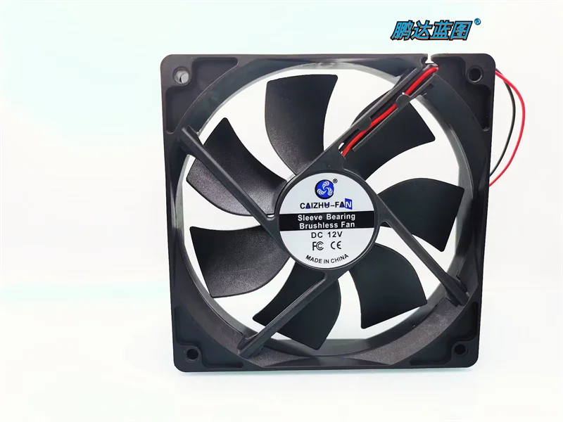 120*120*25MM New Direct Sales Caizhu 12025 12cm 12V 24V Silent Computer Case Cooling Fan