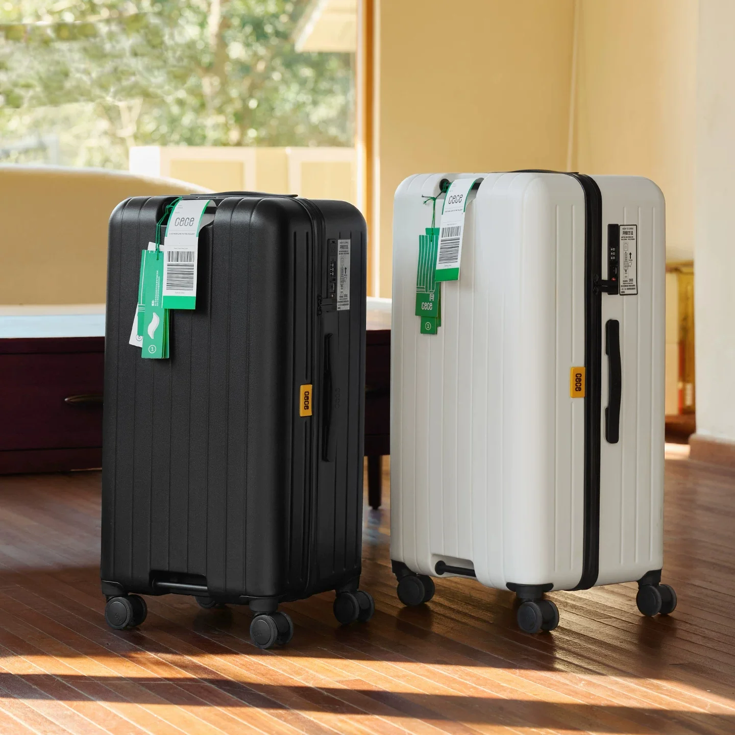 PC Hard Shell Multifunctional Travel Trolley Luggage Large Capacity Combination Lock Hard Suitcase For Men Women Outdoor Busines