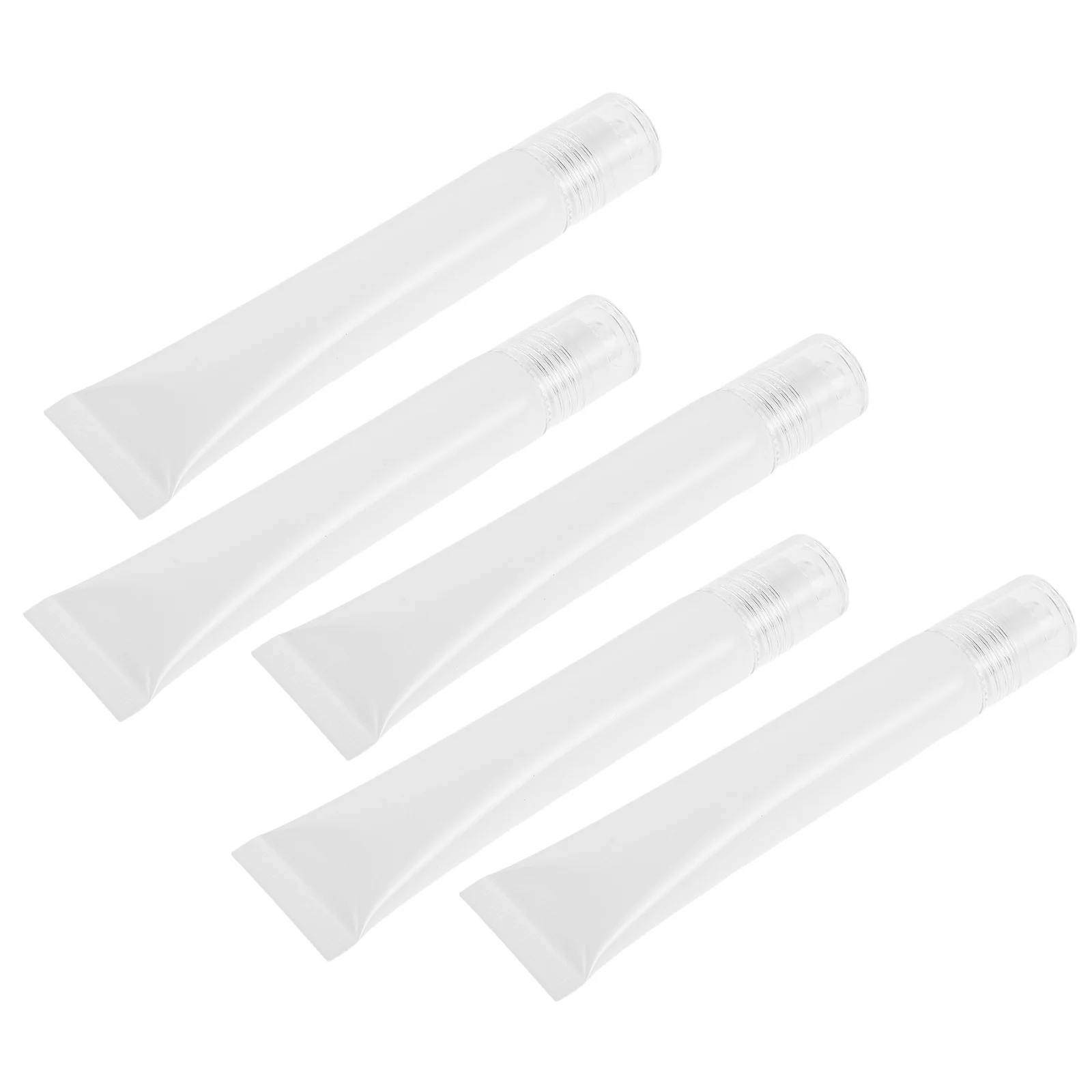 5 قطعة زجاجة كريم عين دوارة 20 مللي تصميم دقيق الاستغناء المحمولة مانعة للتسرب إعادة الملء أنبوبة ضغط للمصل